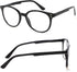 3 Pack Reading Glasses Spring Hinge Stylish Readers, Black/Tortoise for Men and Women, 1.0 Medium