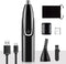 Nose and Ear Hair Trimmer Clipper, Professional Facial Hair Trimmer for Men and Women with Dual Edge Blade