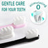 GoldDawn Extra Soft Toothbrush, 6 Pack, Micro Fur Manual Toothbrush for Sensitive Teeth and Gums, 20000 Ultra Soft