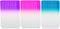 SIUSIO 30PK Professional Glass Nail Files, Czech Short Crystal Buffers for Natural Nails - Purple, Pink & Blue