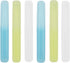 6 Pack Travel Toothbrush Containers Case - Portable Plastic Breathable Holder, Dust-Proof and Sanitary for Travel,