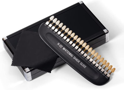 Professional 3D R-22 Dental Tooth Whitening Shade Guide for Dentist Tracking, Tooth Shade Guide with 22 Colors
