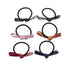 LOVEF 6 Pcs Simple Korean Elastic Double Knotted Bows Hair Band, Rubber Band for Girls Hair Accessories