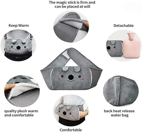 HZACHYX Lumbar Support hot Water Bag/ice Belt can be Filled with hot Water Bag/ice Bag Plush hot Water Bag/Cold