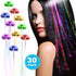 LED Light Up Hair Clips - 30 Pack Glow in the Dark Party Supplies for Women & Girls