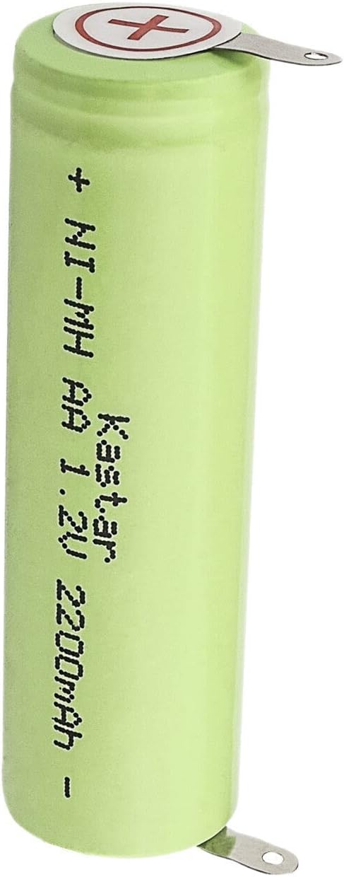 Kastar 6-Pack 1.2V 2200MAh Ni-MH Battery Compatible with Braun 7540 7570 7630 7680 7690 7765 7785 7795 Micron vario 3 XP 5615 Dantona RAZOR-17 RAZOR-19 Exell Battery EBR-17 EBR-19 Omega CL511