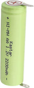 Kastar 6-Pack 1.2V 2200MAh Ni-MH Battery Compatible with Braun 7540 7570 7630 7680 7690 7765 7785 7795 Micron vario 3 XP 5615 Dantona RAZOR-17 RAZOR-19 Exell Battery EBR-17 EBR-19 Omega CL511