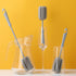 Hemoton Bottle Sponge Brush, 4pcs Long Handle Cup Cleaning Brush for Wine Glasses and Bottles