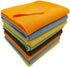 SUGONGDA Pack 100 Microfiber Cleaning Cloth, Multi-Color, Lint-Free, Reusable