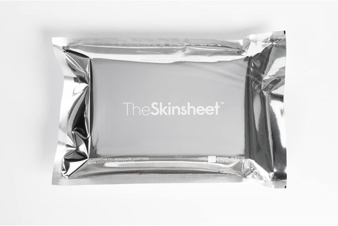 Multiuse Facial Sheets, 100% Biobased Cotton Face Sheets for Toner Application & Makeup Removal, 70 ct