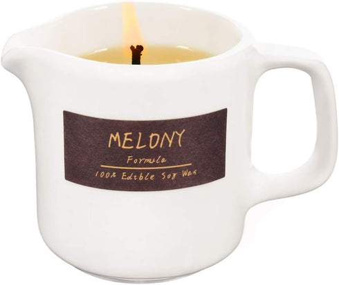 MELONY Soy Massage Oil Candle, Coconut, 2.82 OZ/80G for Intensive Skin Treatment