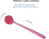 Silicone Body Scrubber, Long Handle Back Scrubber for Shower, Body Brush Shower Scrubber for Exfoliating