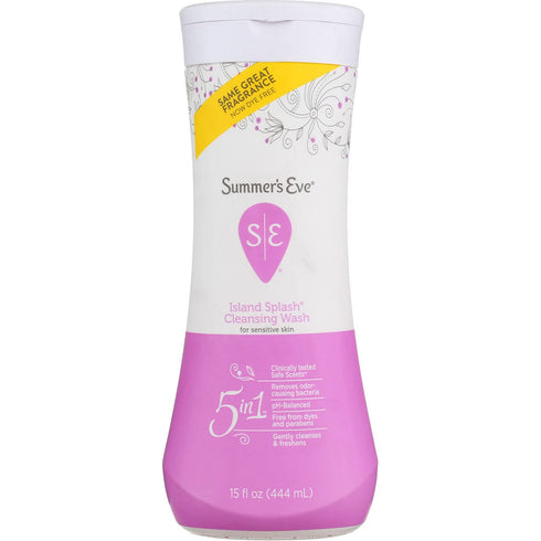 Summer's Eve Island Splash Cleansing Wash For Sensitive Skin 15 oz. (Pack