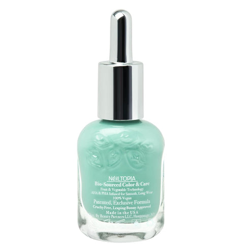 Nailtopia Bio-Sourced, Chip-Free Nail Lacquer, Fast Dry Nail Polish, Superfood-Infused - Trust The Process - 0.41 oz