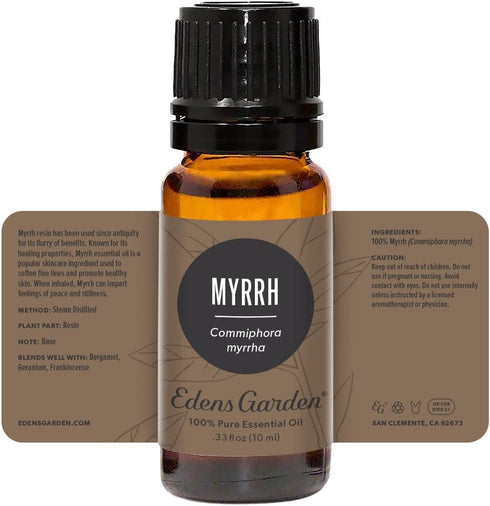 Edens Garden Myrrh Essential Oil, 100% Pure Premium Grade, 10 ml (.33 fl oz)
