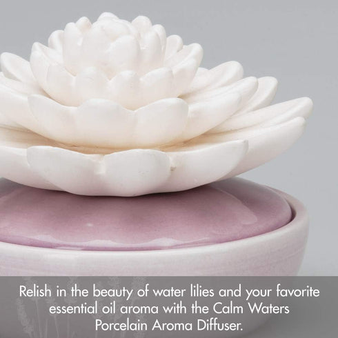 Pink Porcelain Aroma Diffuser for Calm and Relaxation