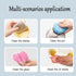 WANWLI 6-Pack) Dish Sponge Kitchen Sponges,Scrub Sponges,Double Sided Cleaning,Non Scratch,Ultra fine Fiber