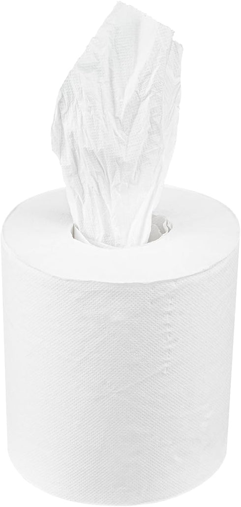 JS-CPW600 2-Ply 3600 6 Karat Center Pull Paper Towels, White, Sheets/Roll - Case of rolls