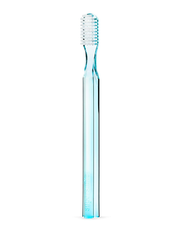 Supersmile New Generation Toothbrush w/Patented 45° Soft Nylon Bristles - Ergonomic Handle for Adults & Children