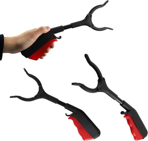 ROBOHOOK Short Grabber Reacher Tool 2 PCS,Small Grabber Reacher Tools Non-Slip Ergonomic Handle,Portable