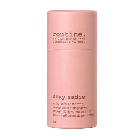 Routine Natural Deodorant Sexy Sadie Deo Stick, 50 grams, Aluminum Free Natural Deodorant for Women & Men