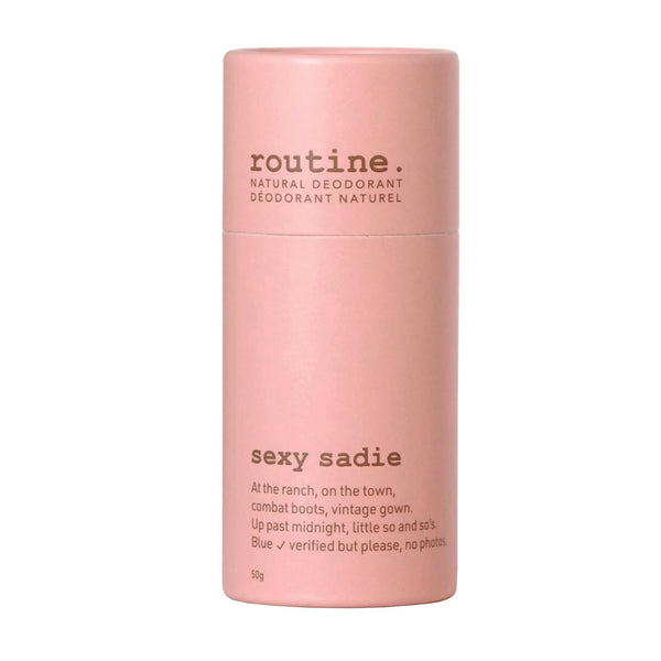 Routine Natural Deodorant Sexy Sadie Deo Stick, 50 grams, Aluminum Free Natural Deodorant for Women & Men