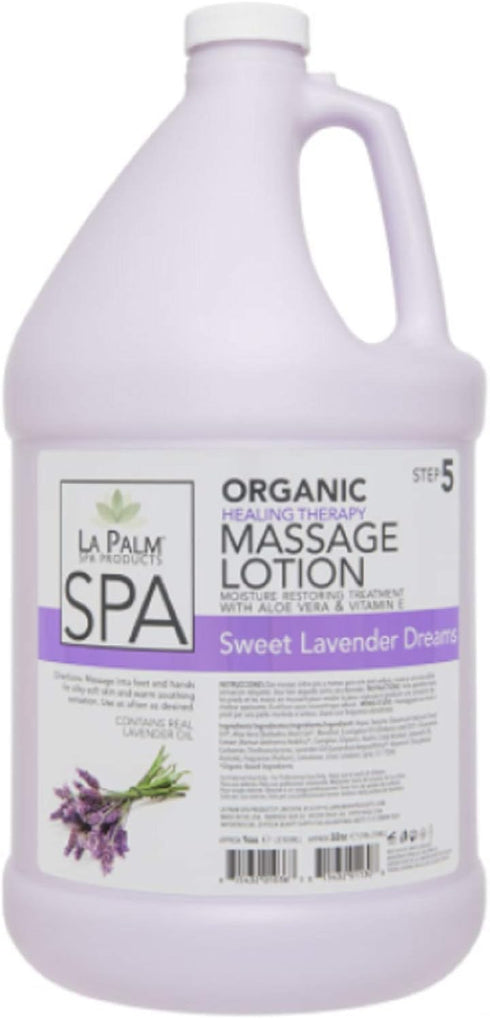 La Palm Lavender Warm Sensation Healing Therapy Massage Lotion with Aloe Vera and Avocado