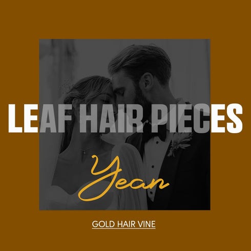 Yean Gold Star Wedding Hair Vine, Rhinestone Headpiece and Crystal Bridal Hair Accessories for Women