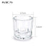 KADS Glass Bowl, 3.9 oz, Crystal Clear, Acrylic Nail Art Mixing Bowl with Lid, Dishwasher Safe