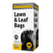 Commander 39 Gallon 1.0 MIL Black Drawstring Lawn & Leaf Trash Bags - 33" x 41" - Pack of 40 for Home, Kitchen, Lawn