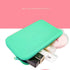 Silicone Small Makeup Bag Pouch, Cute Portable Travel Toiletry Bag Waterproof Mini Zipper Clutch Organizer (Small Green)
