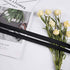 Teemico 50 Yards Black Elastic Foldover Ribbon | Stretch Fold Over FOE Elastics for Hair Ties