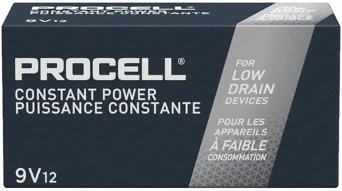 PROCELL 12 9V, 12/Box Alkaline Batteries