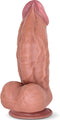 Supowide 8.46 Inch Realistic Dildo,2.36" Diameter Huge Silicone Sex Toys Body-Safe Real-Skin Feel