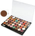 XL Large Empty Magnetic Makeup Eyeshadow Palette - Clear Cover with 20pcs Adhesive Stickers for DIY