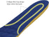 Thick Memory Foam Shoe Inserts with Arch Support, Premium Orthopedic Insoles for Heel Pain, Blue Size 9.5