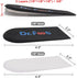 Dr.Foot Adjustable Orthopedic Heel Lift Inserts - Height Increase Insole for Heel Pain, Black, 3 Layers