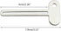 Pxiryanlow 2 PCS Silver Key-Shaped Tube Squeezer Tool for Toothpaste and Creams,Squeezer Thin Tube For Hand Cream Face