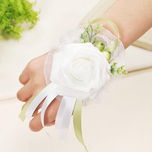 LIUYAXI White Double Face Satin Ribbon, 3/8" x 50 Yards, Perfect for Crafts, Gift Wrapping, Bow Making