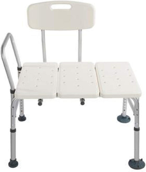 Yuucin Bath Chair,Adjustable Handicap Shower Chair Seat Bench Transfer Bench with Arms and