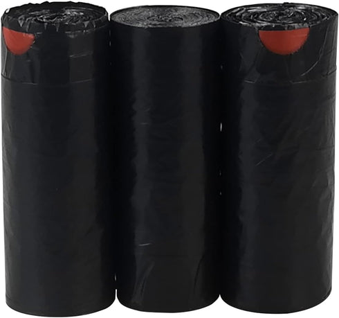 7 Gallon Black Drawstring Trash Bags, 110 Count, 3 Rolls