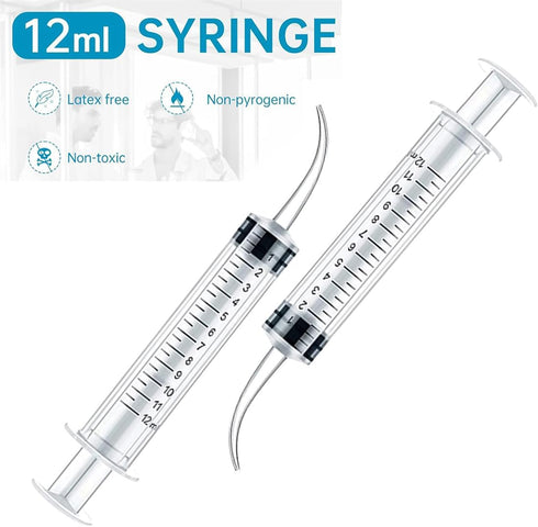 Tonsil Stone Remover and Wisdom Teeth Cleaner, Dental Irrigation with Curved Tip for Oral Care, 5 Pcs