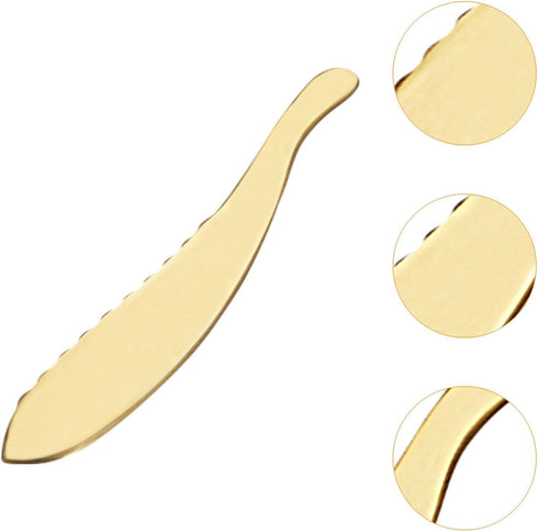 pistro Copper Gua Sha Scraping Massage Tool XL for Face Body Foot Neck Muscle Relief Easy to Clean Portable Multi