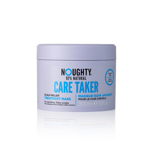 Noughty 97% Natural Care Taker Scalp Relief Treatment Mask, 300ml, Sulphate Free Vegan Haircare with Oatmeal & Black