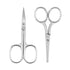 LIVINGO Premium Curved and Rounded Nose Hair Scissors for Men, 2 PC Set for Beard, Mustache, Ear, Facial Hair