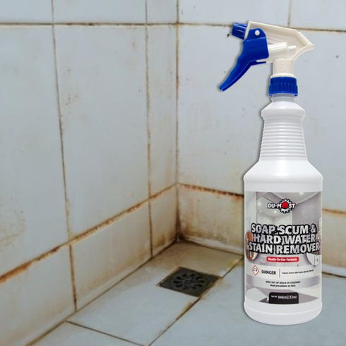 Soap Scum & Hard Water Stain Remover, High Foaming Acid Cleaner for Kitchen & Bathroom Use, 32 Oz