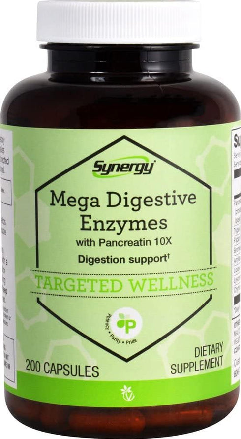Vitacost Synergy Mega Digestive Enzymes, 200 Capsules