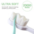 EasyHonor Extra Soft Toothbrush - Manual Toothbrush for Sensitive Gums, 20000 Soft Floss Bristles, Pack of 8