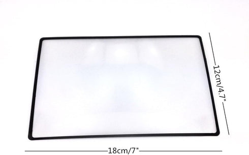 yueton 5pcs 3X Magnifying Lens Magnifier Fresnel Lens for Reading by yueton
