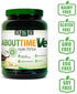 About Time Natural Vegan Protein - Chocolate 2lb, 24g Protein, Non-GMO, Gluten Free, 32 Servings